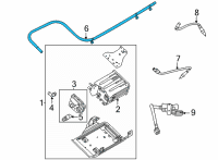 OEM 2019 Ford E-350 Super Duty Vapor Hose Diagram - 9C2Z-9G297-J