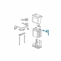 OEM 2008 Honda Fit Cable Assembly, Battery Ground Diagram - 32600-SLN-000