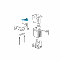 OEM Honda Fit Box Assembly, Fuse (Battery +) Diagram - 38210-SAD-003