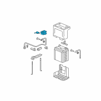 OEM 2007 Honda Fit Box Assembly, Fuse (Battery +) Diagram - 38210-SAD-003