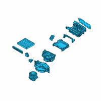 OEM Kia Sportage Blower Unit Diagram - 97206D3000