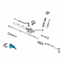 OEM 2008 Acura TSX Plate, Power Steering Heat Baffle Diagram - 53692-SDA-A00