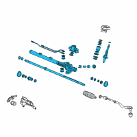 OEM 2003 Honda Accord Rack, Power Steering Diagram - 53601-SDN-A04