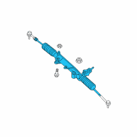 OEM Dodge Rack And Pinion Complete Unit Diagram - 68078529AE