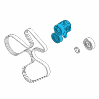 OEM 2012 BMW Z4 Mechanical Belt Tensioner Diagram - 11-28-7-571-852
