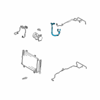 OEM 2009 Toyota Highlander Suction Hose Diagram - 88704-48140