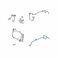 OEM 2009 Toyota Highlander Liquid Line Diagram - 88716-0E150