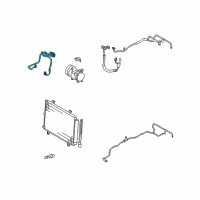 OEM 2010 Toyota Highlander Discharge Hose Diagram - 88703-0E060