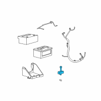 OEM 2020 Ford Police Interceptor Utility Hold Down Diagram - 6F2Z-10756-A