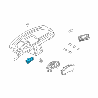 OEM 2007 Ford Freestyle Headlamp Switch Diagram - 5F9Z-11654-BAB