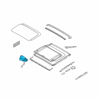 OEM BMW Drive Unit, Sunroof Diagram - 67-61-6-922-257