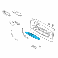 OEM BMW 135is Armrest, Leatherette, Front Left Diagram - 51-41-9-121-263