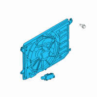 OEM 2015 Ford C-Max Fan Assembly Diagram - DM5Z-8C607-C