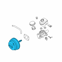 OEM 2003 Infiniti FX45 Booster Assy-Brake Diagram - 47210-CG000