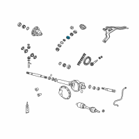 OEM Chrysler Fifth Avenue Cup-PINION Bearing Diagram - 1820551