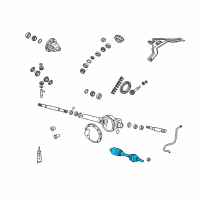 OEM 2008 Dodge Durango Axle Shaft Assembly Replaces Diagram - 52114390AB