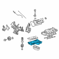 OEM 2021 Lexus LX570 Pan, Oil, NO.1 Diagram - 12111-0S021