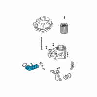 OEM Tube, Air Flow Diagram - 17228-PNB-J00