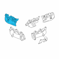 OEM Buick LaCrosse Shield Asm-Exhaust Manifold Heat Diagram - 12581813