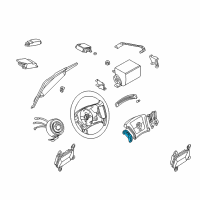 OEM 1998 BMW 750iL Radio/Telephone Switch Diagram - 61-31-8-363-656