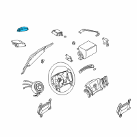 OEM 1997 BMW M3 Impact Sensor Side Air Bag Diagram - 65-77-6-902-054