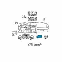 OEM 2010 Dodge Charger Switch-Instrument Panel Diagram - 68025932AA