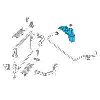 OEM 2017 Dodge Challenger Bottle-COOLANT Recovery Diagram - 55111260AF