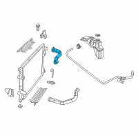 OEM 2017 Dodge Charger Hose-Radiator Inlet Diagram - 55038160AE