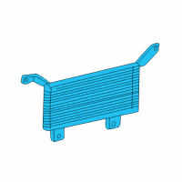OEM Ford F-250 Super Duty Transmission Cooler Diagram - XC3Z-7A095-CA