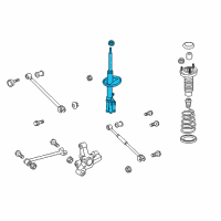 OEM 2009 Toyota Venza Strut Diagram - 48530-A9690