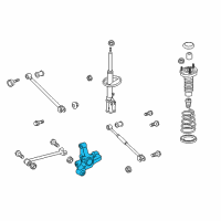 OEM Toyota Venza Knuckle Diagram - 42304-0T010