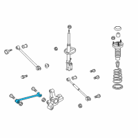 OEM Toyota Venza Strut Rod Diagram - 48780-48070