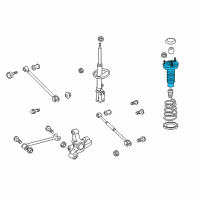 OEM 2014 Toyota Venza Strut Mount Diagram - 48760-0T011