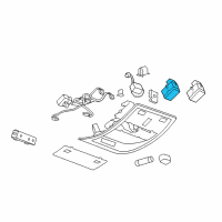 OEM 2013 Chevrolet Silverado 2500 HD Switch Asm-Rear Side Door Window Diagram - 10363355