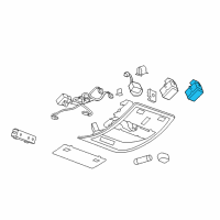 OEM 2007 GMC Yukon Hazard Switch Diagram - 10391757