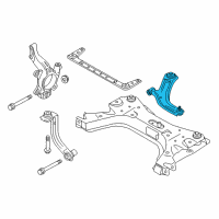 OEM 2018 Chevrolet City Express Lower Control Arm Diagram - 19317873