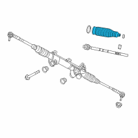 OEM Dodge Ram 2500 BELLOW-Tie Rod Diagram - 68033676AA