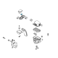 OEM Kia Clamp-Hose Diagram - 1471142006B