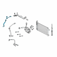 OEM 2012 Ford Fusion Pressure Line Diagram - 9E5Z-19835-D