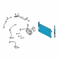 OEM Lincoln MKZ Condenser Diagram - 9E5Z-19712-A