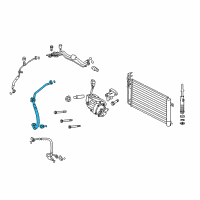 OEM 2011 Lincoln MKZ Hose & Tube Assembly Diagram - 9E5Z-19D734-B