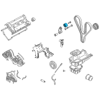 OEM Hyundai Tiburon Tensioner-Pulley Diagram - 24450-37120