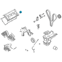 OEM Hyundai Tiburon Cap-Oil Filler Diagram - 26510-37400