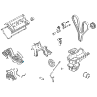 OEM Hyundai Tucson Gasket-Timing Belt Cover Upper Diagram - 21368-37500