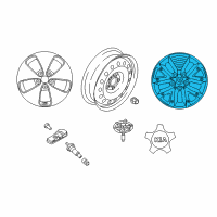 OEM Kia Soul EV Cap-Wheel Accent Diagram - 52973E4000