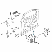 OEM 2015 Ford F-150 Lock Rod Diagram - FL3Z-1521852-AB
