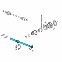 OEM 2015 Ford Explorer Drive Shaft Assembly Diagram - 8G1Z-4R602-B