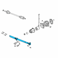 OEM 2008 Mercury Sable Drive Shaft Assembly Diagram - 8G1Z-4R602-B