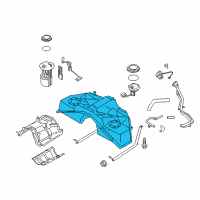 OEM Infiniti Q50 Tank Assy-Fuel Diagram - 17202-6HA0A