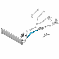 OEM BMW M760i xDrive TRANSMISSION OIL COOLER LINE Diagram - 17-22-8-602-392